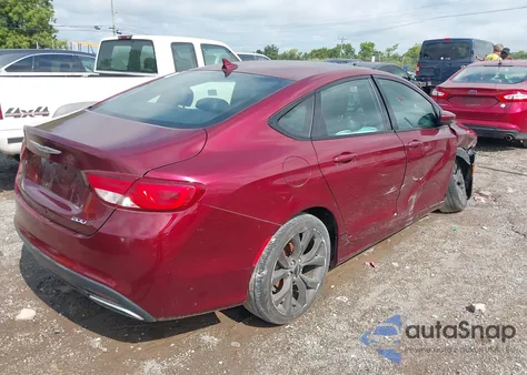 2015 Chrysler 200 S z USA, uszkodzony, nr VIN 1C3CCCBB6FN527254